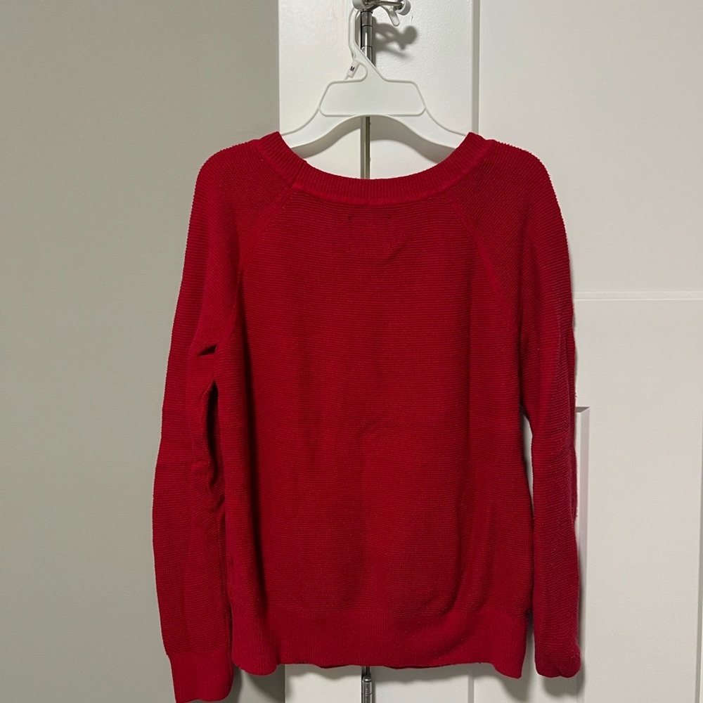 Abercrombie & Fitch Vibrant Red Crew Neck Sweater - Picture 3 of 3